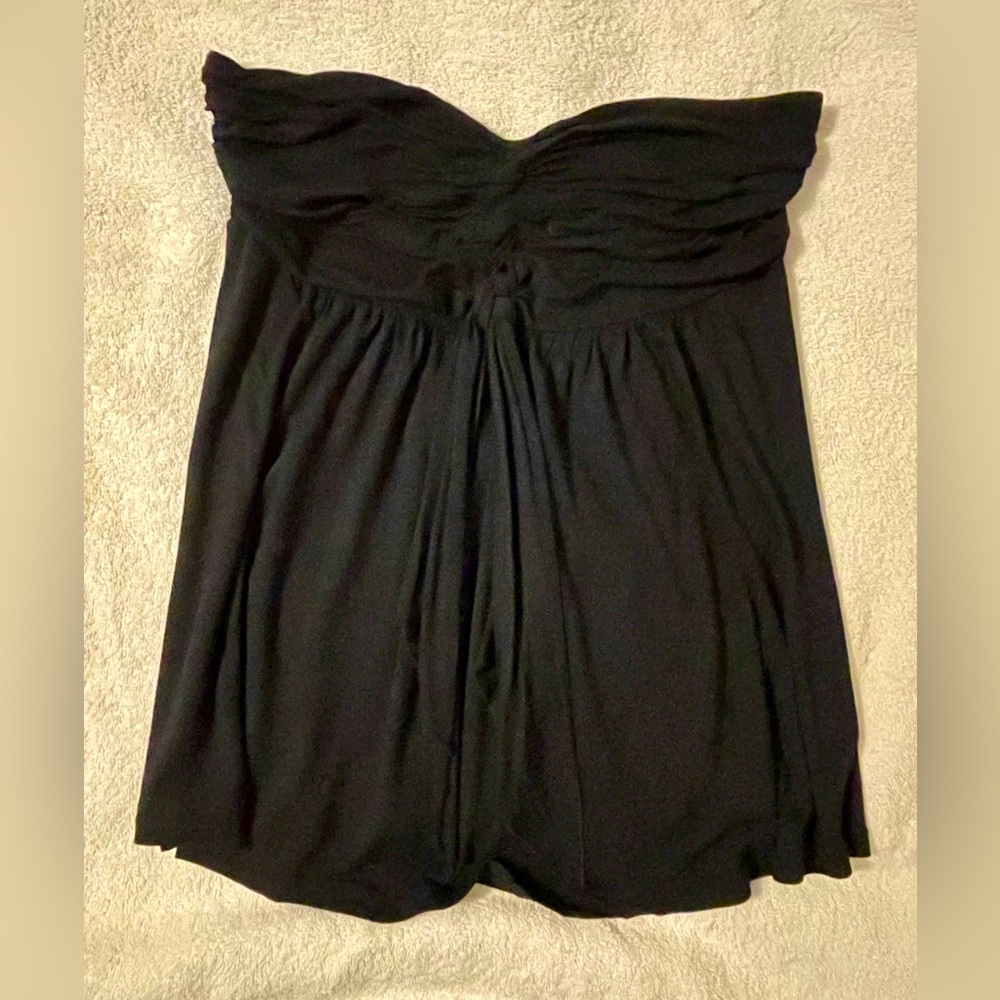Express Strapless Black Top sz Med NWT